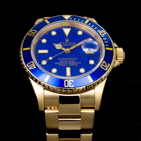 rolex blu e oro prezzo|rolex submariner stampata.